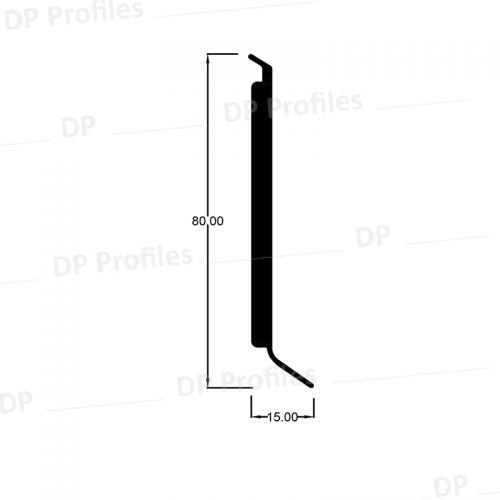 10575 (80mm) - PVC στο D. P. PROFILES