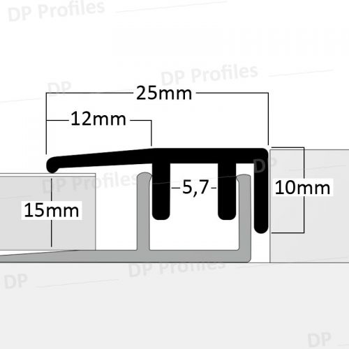 12700K (25mm) - Βαφή σε απομίμηση ξύλου στο D. P. PROFILES
