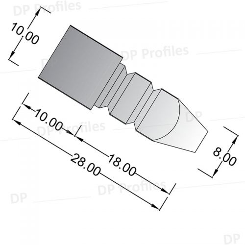 SPCQ (08mm/10mm/12mm) - Προφίλ Πλακιδίων Special Profiles στο D. P. PROFILES