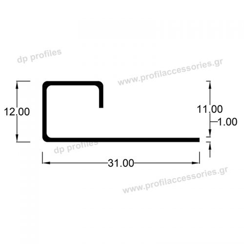 STQ (11mm/12.5mm) - Ανοξείδωτος Χάλυβας στο D. P. PROFILES